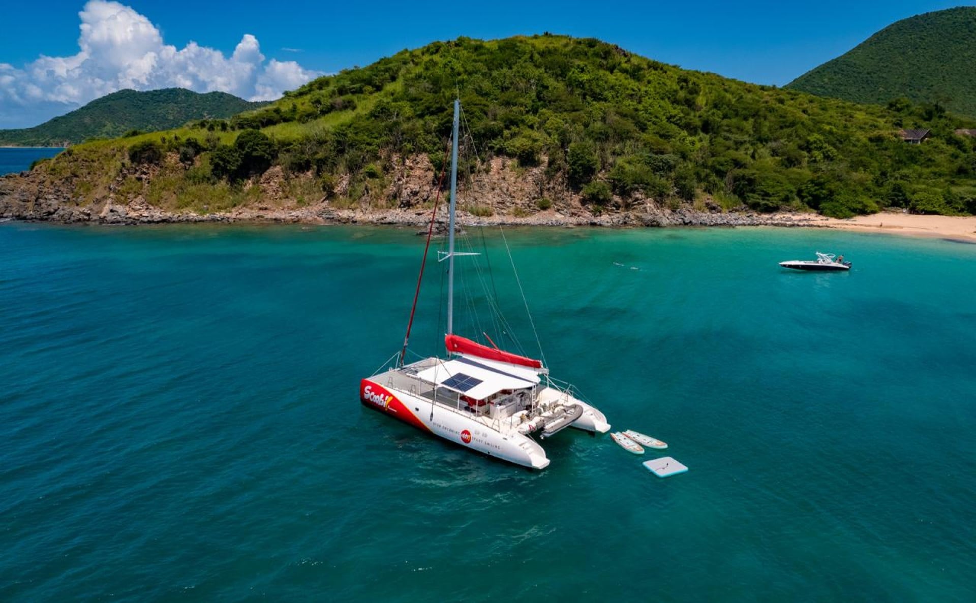 St Martin Catamaran Charter - Scoobi 53ft