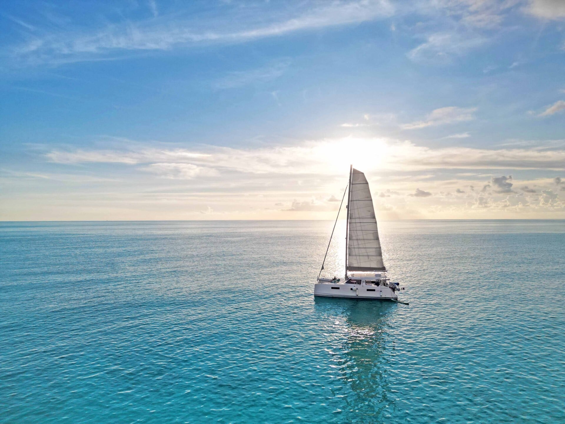 St Martin Charter - Knot At Work 40 ft Catamaran