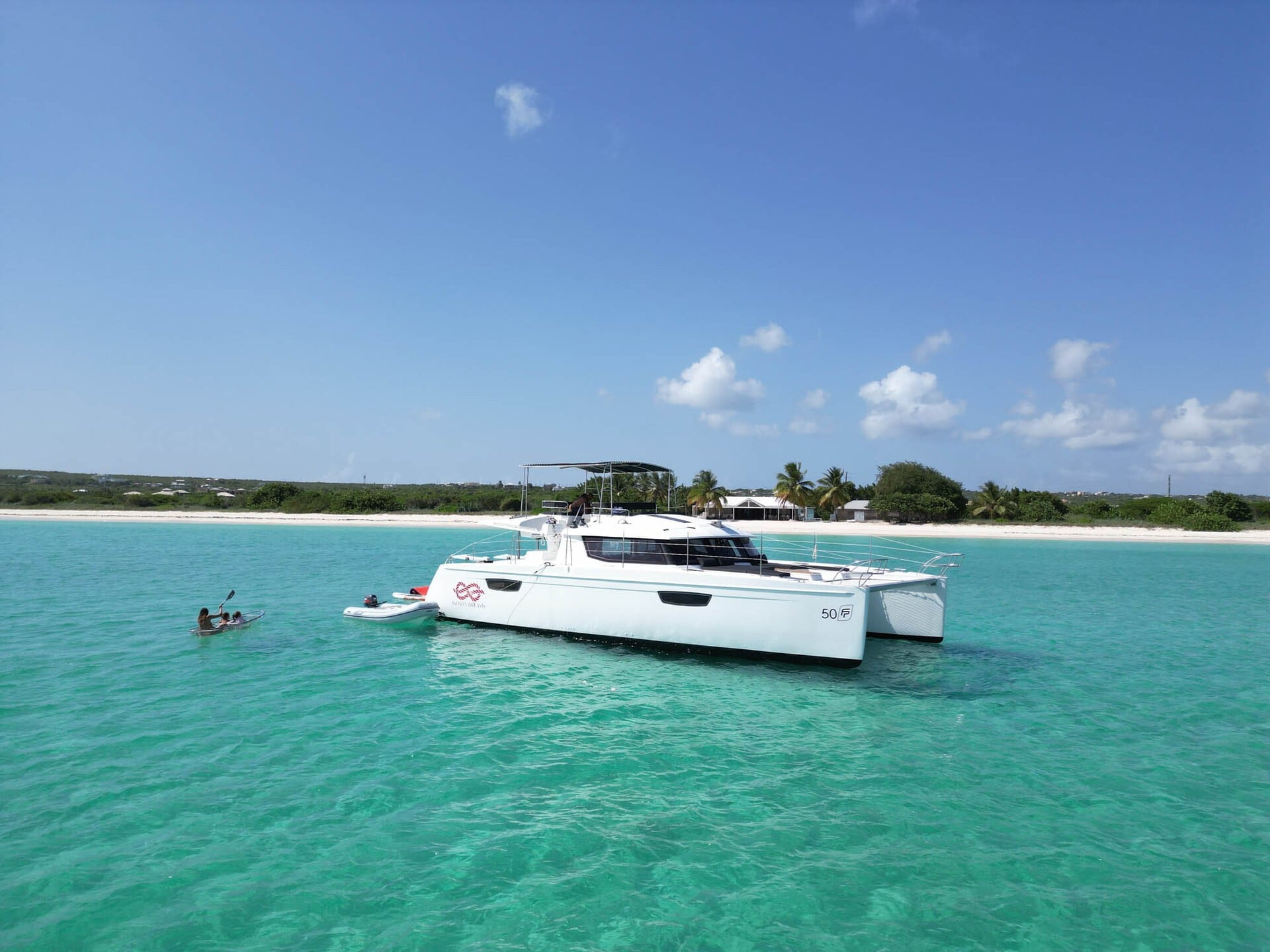 St Martin Catamaran Charter - Infinity Dreams 50ft