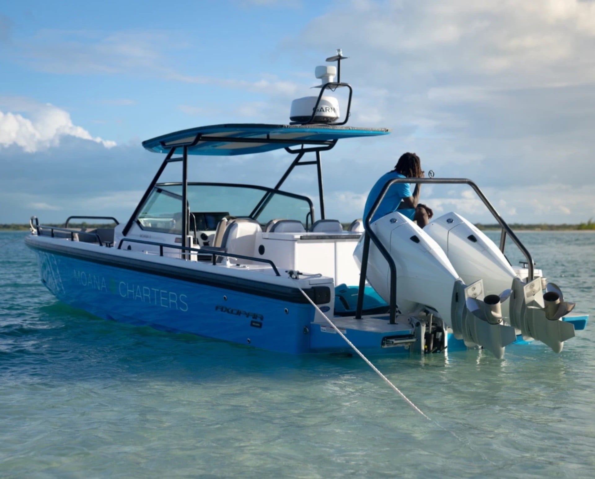 TCI Boat Charter - Moana 2 28ft