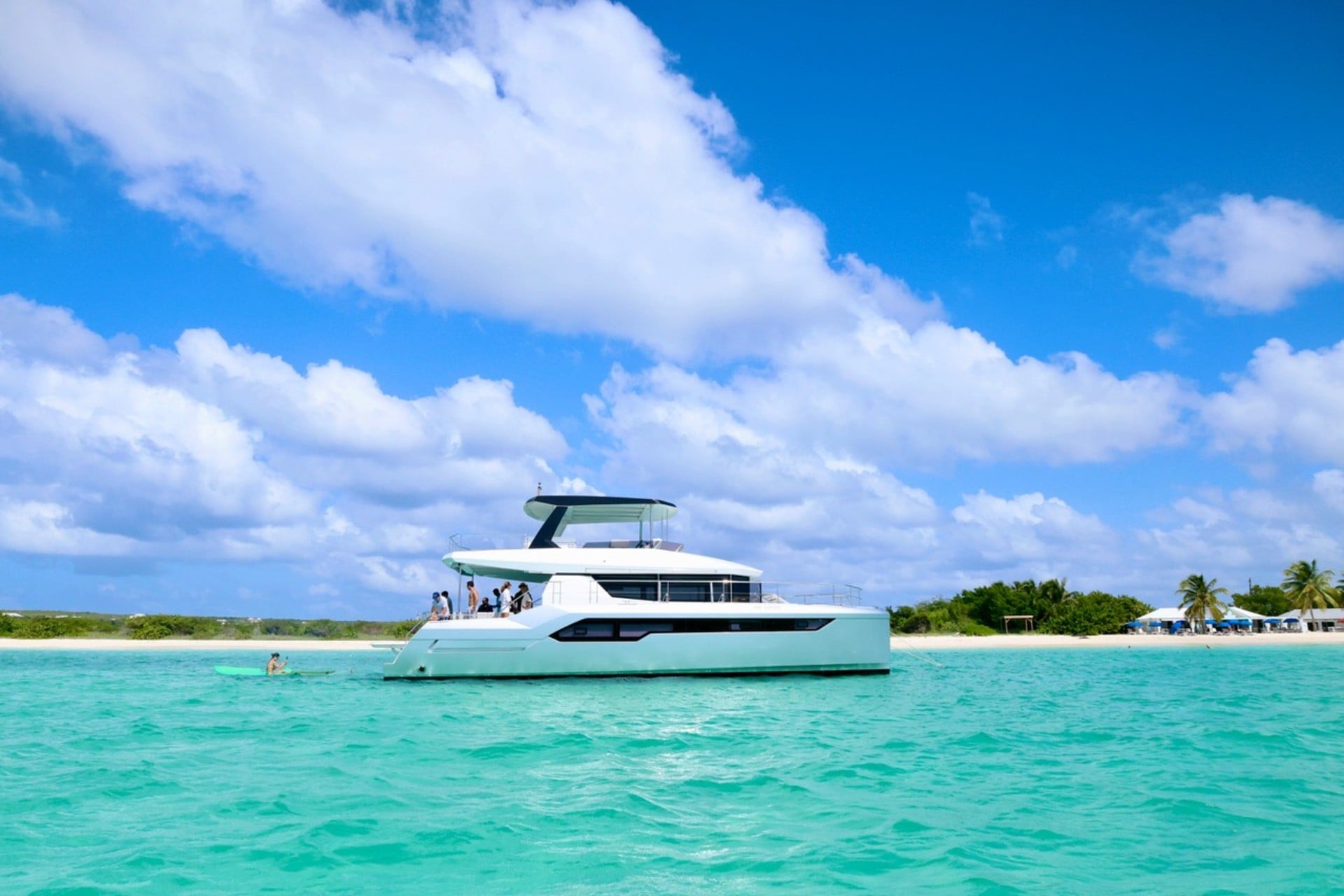 St Martin Catamaran Charter - Arawak Leopard 53ft