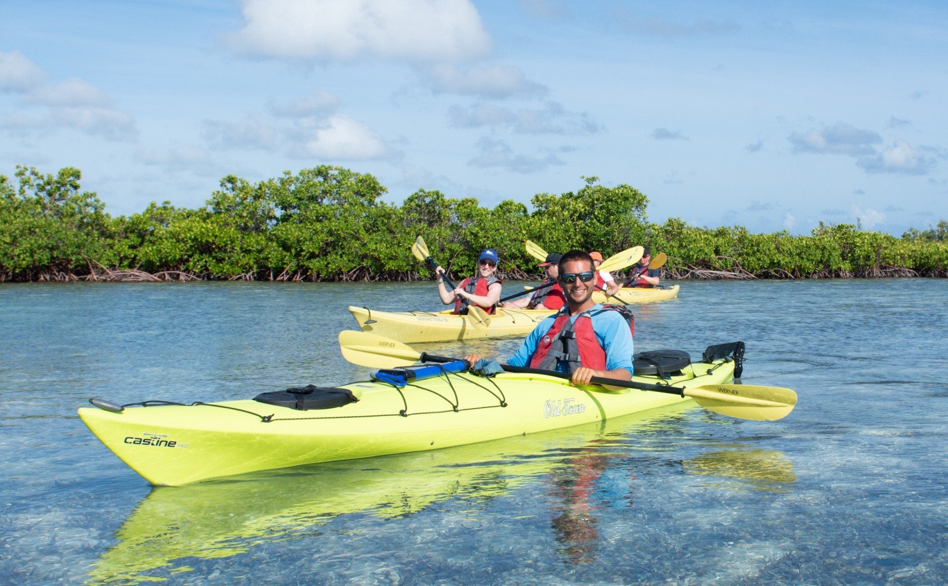 TCI Kayak Eco Tour - Group Kayak Tour off Providenciales Coast