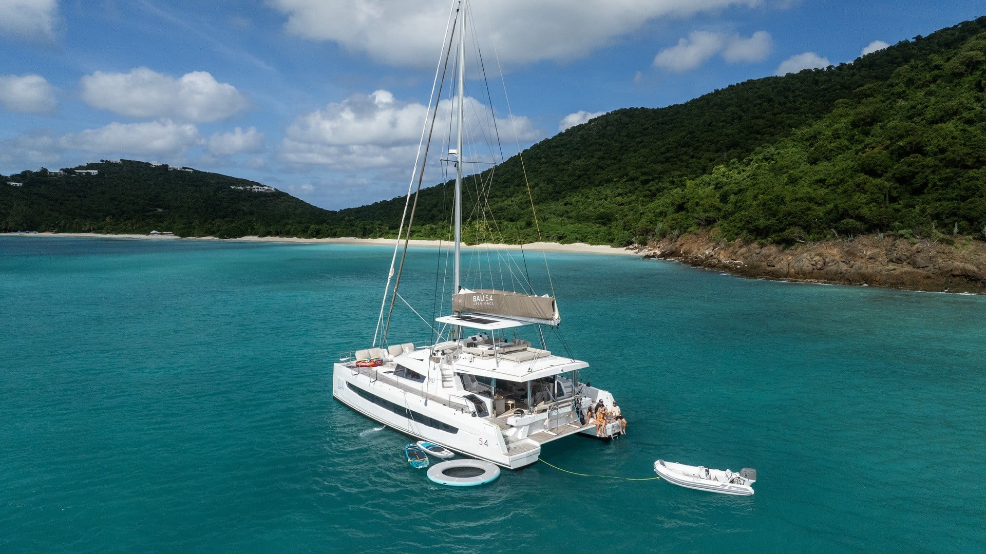 St Barts Catamaran Charter - Bali 54ft