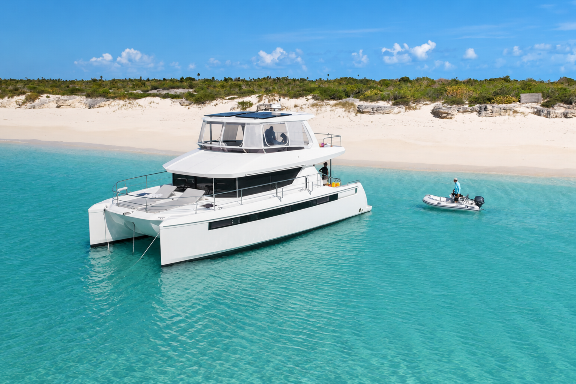 TCI Catamaran Charter - Rising Star 46ft