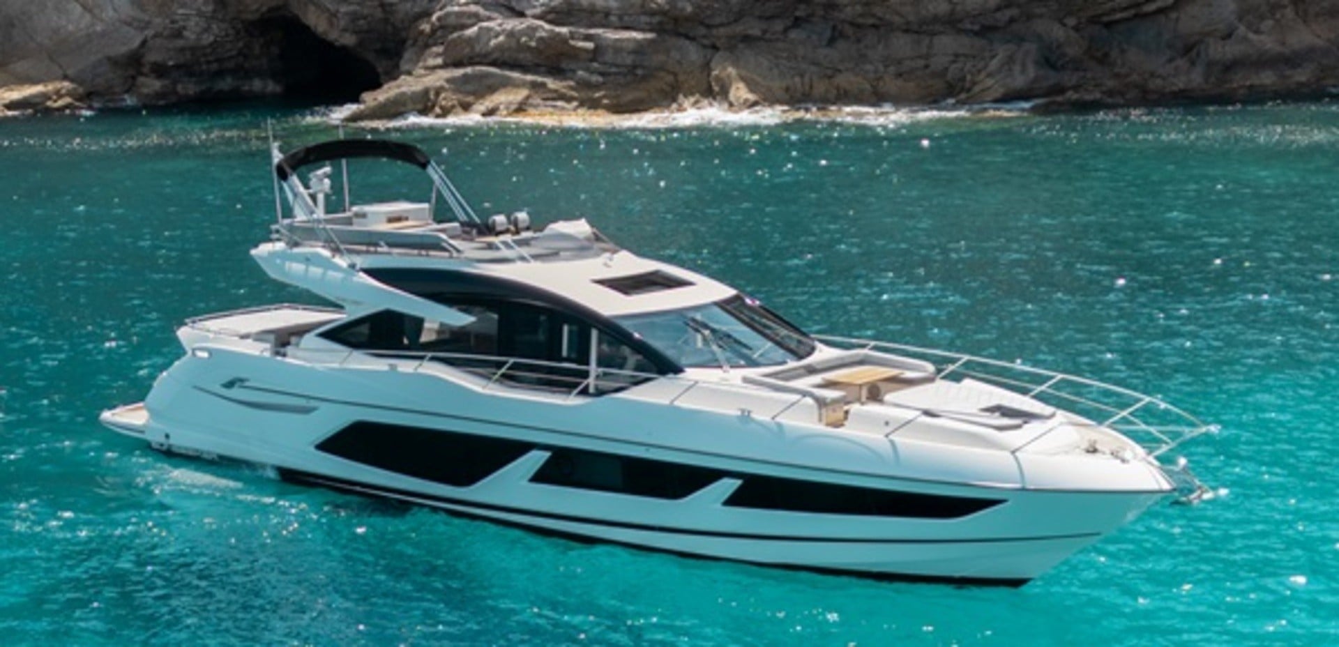 St Barts Boat Charter - Sunseeker 74ft Sportyacht