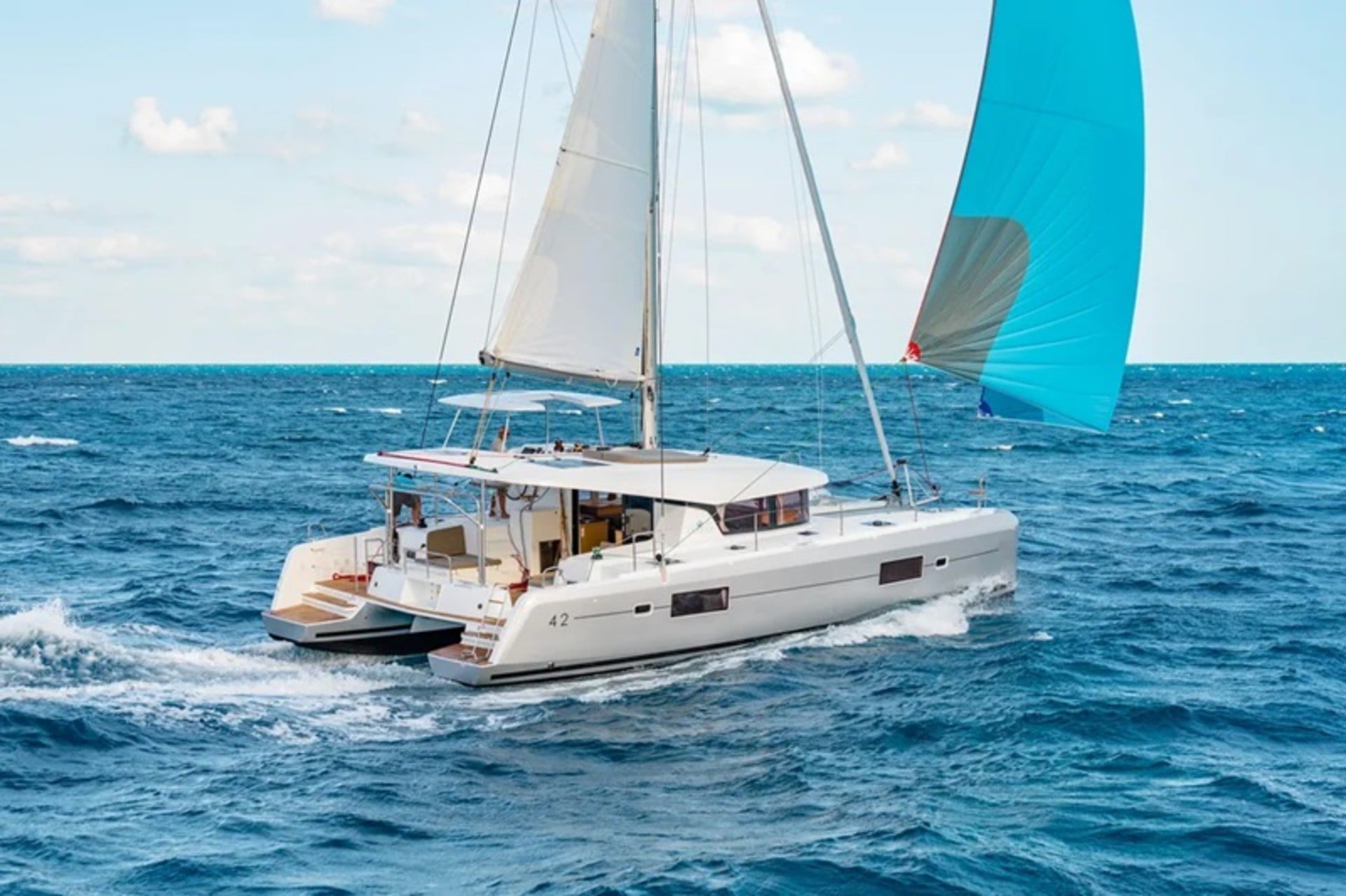 St Barts Catamaran Charter - Lagoon 420