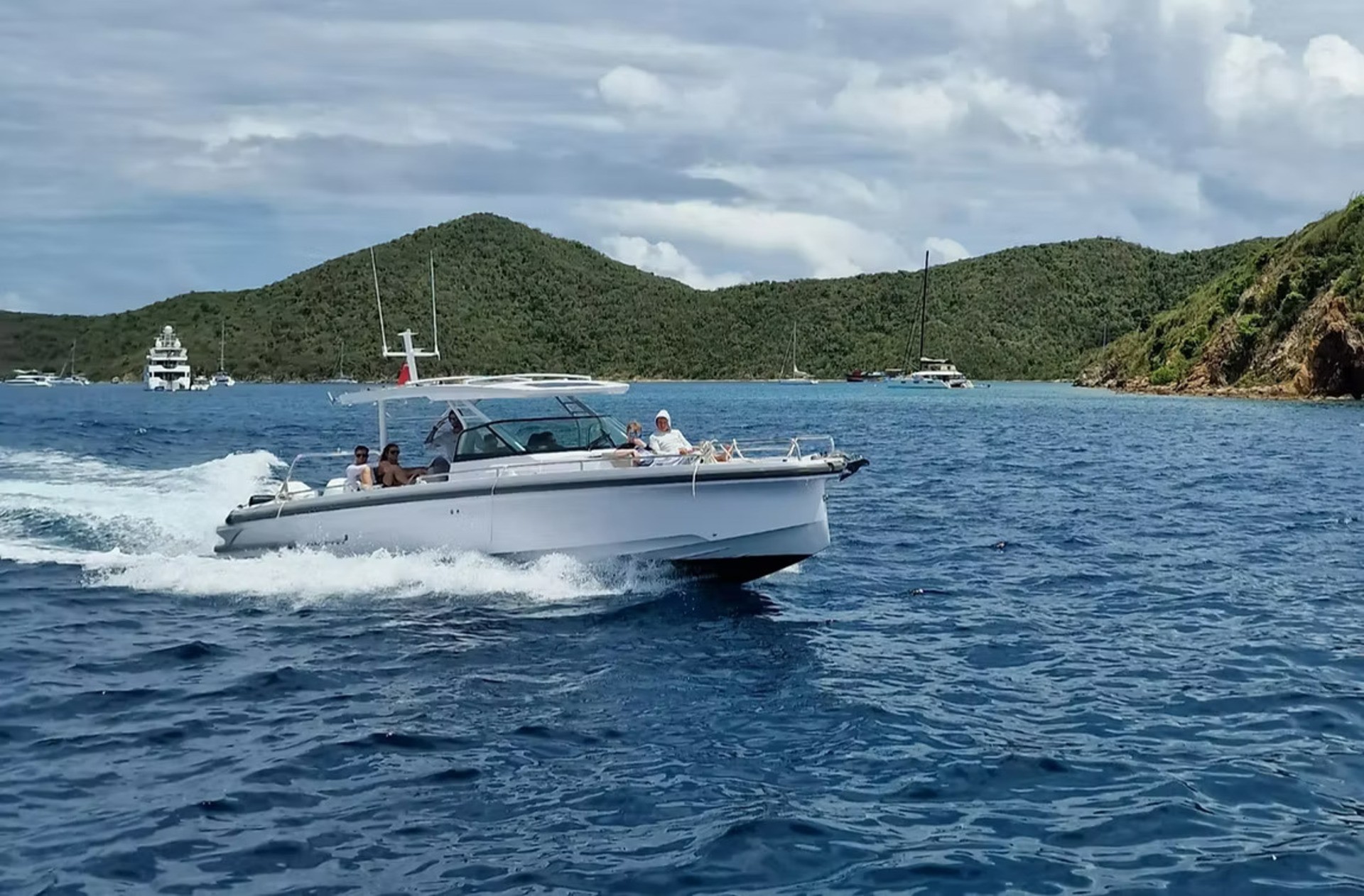 BVI Private Boat Charter - Axopar 37ft