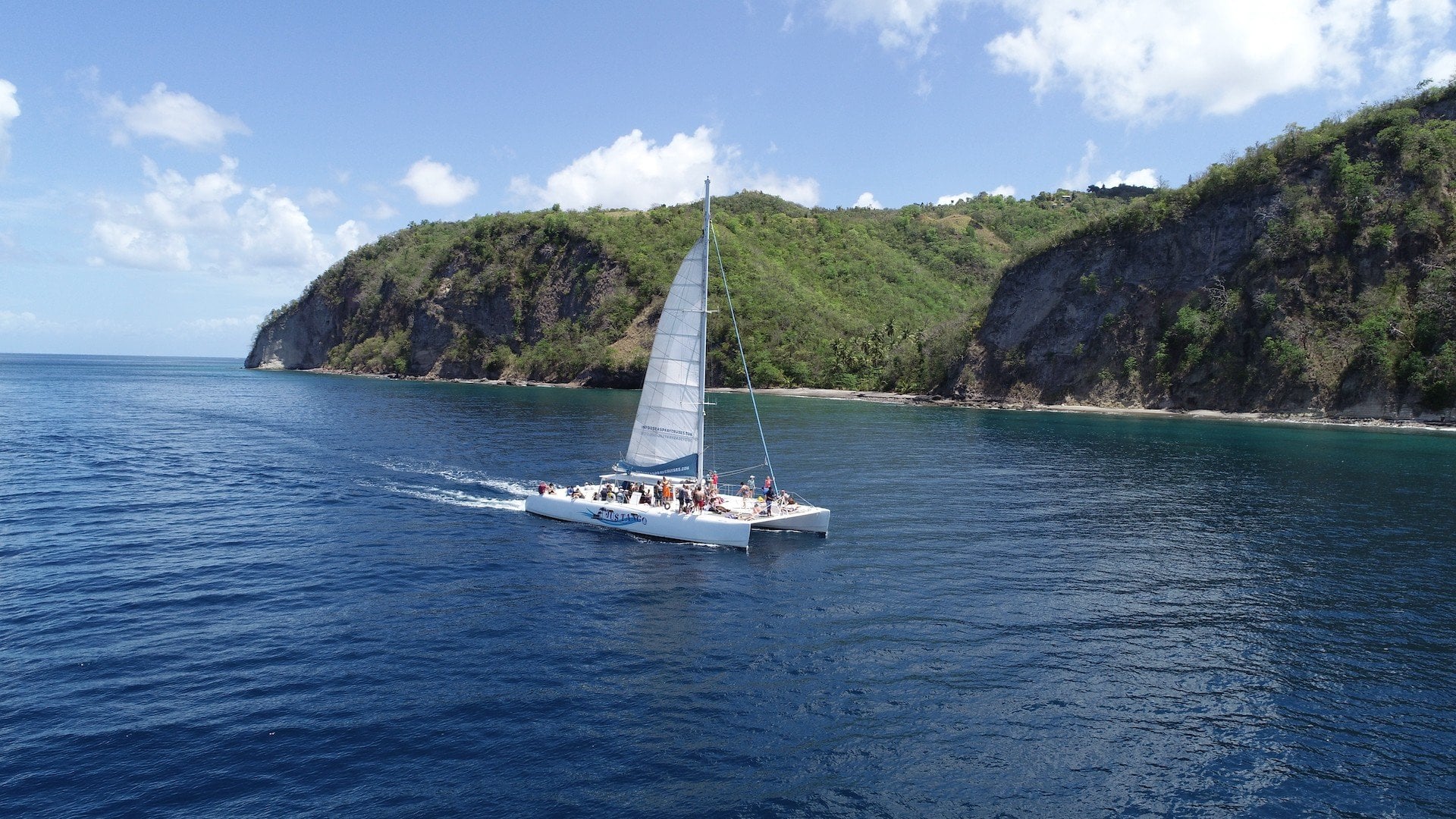 Soufriere Catamaran Tour - St Lucia Group Catamaran Experience