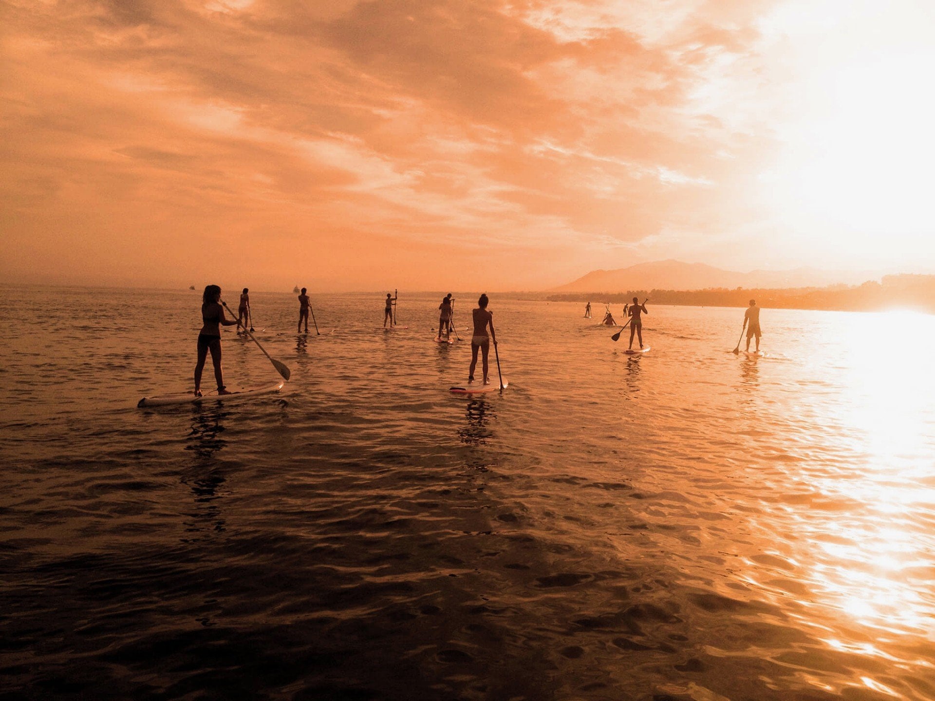 SUP Tour - Sunset