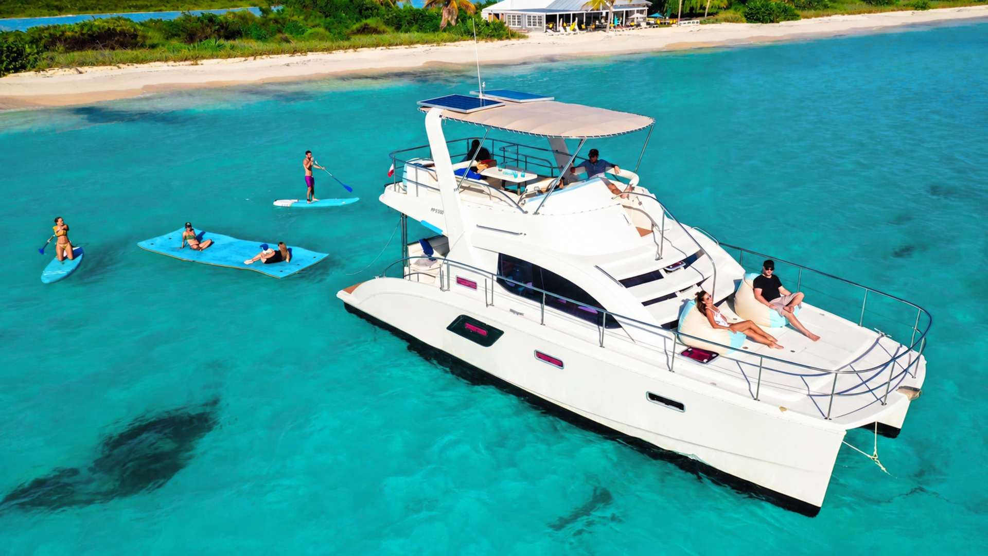 St Martin Catamaran Charter - PowerCat 40