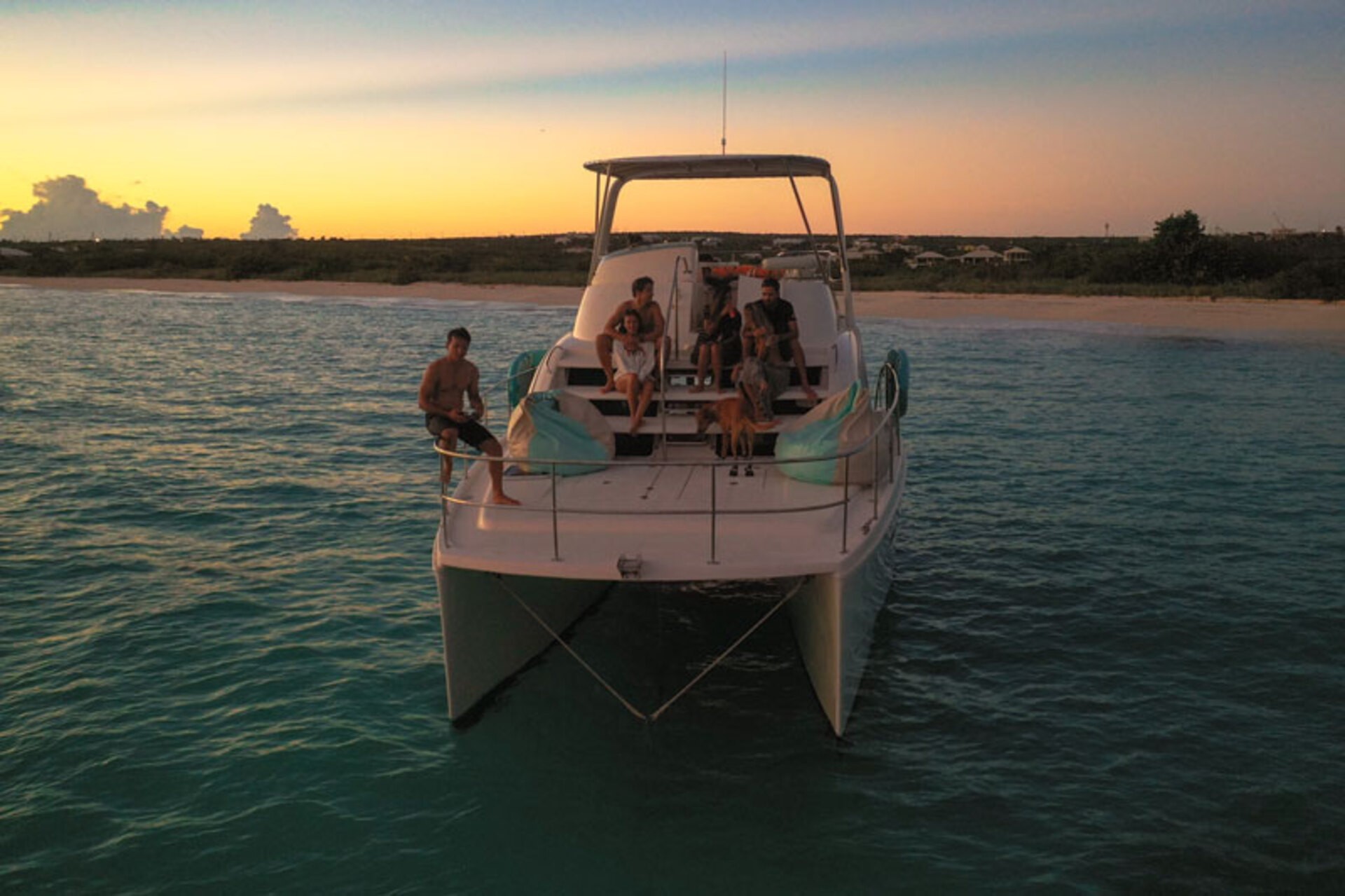 St Martin Sunset Catamaran Charter - PowerCat 40