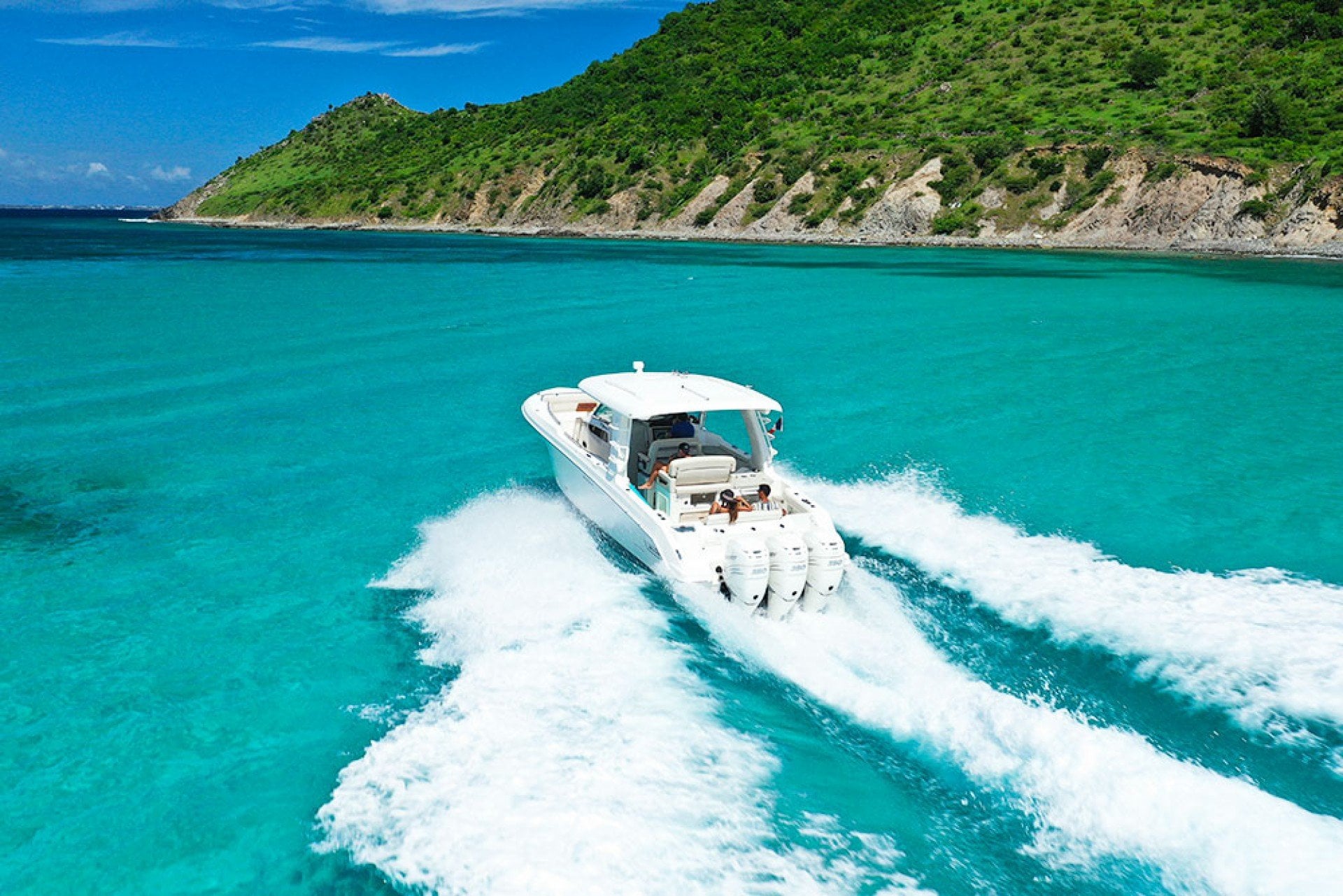 St Martin Charter - Boston Whaler 350