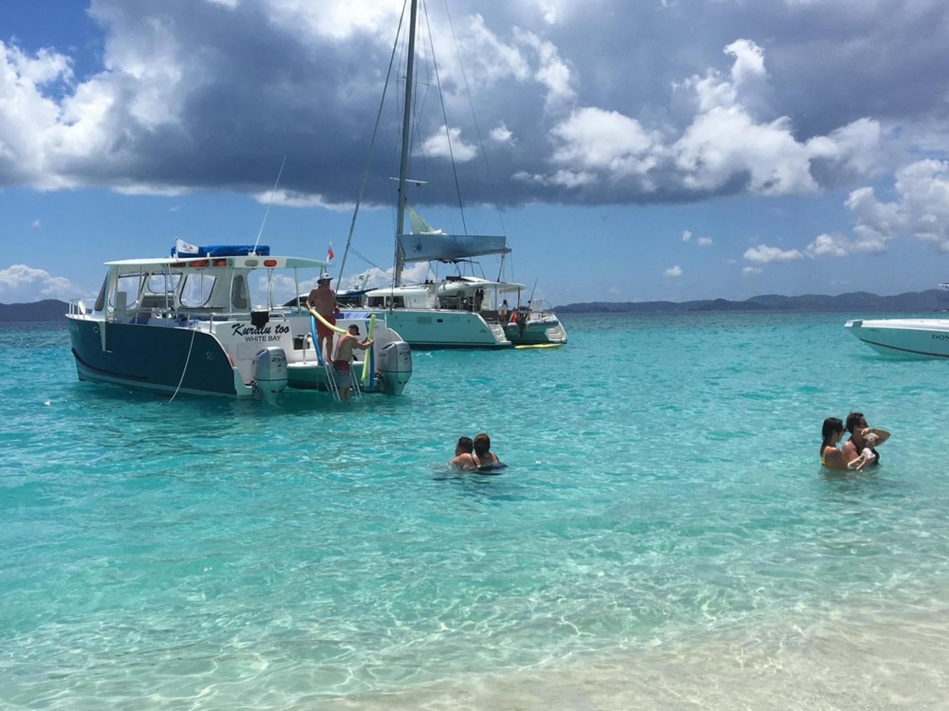 Peter, Norman and Jost Van Dyke from Tortola - Motor Boat
