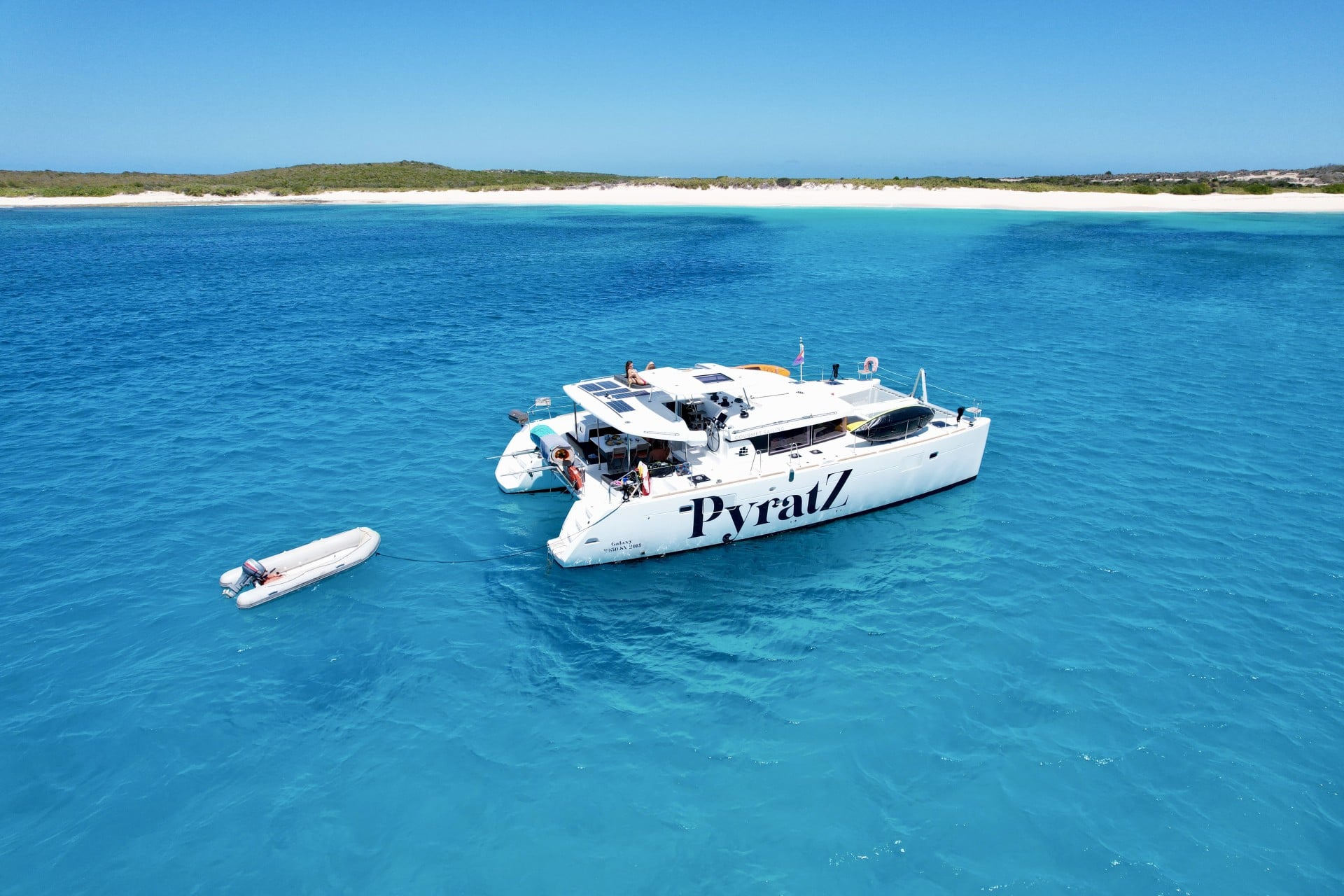 Anguilla Private Catamaran Charter - Galaxy