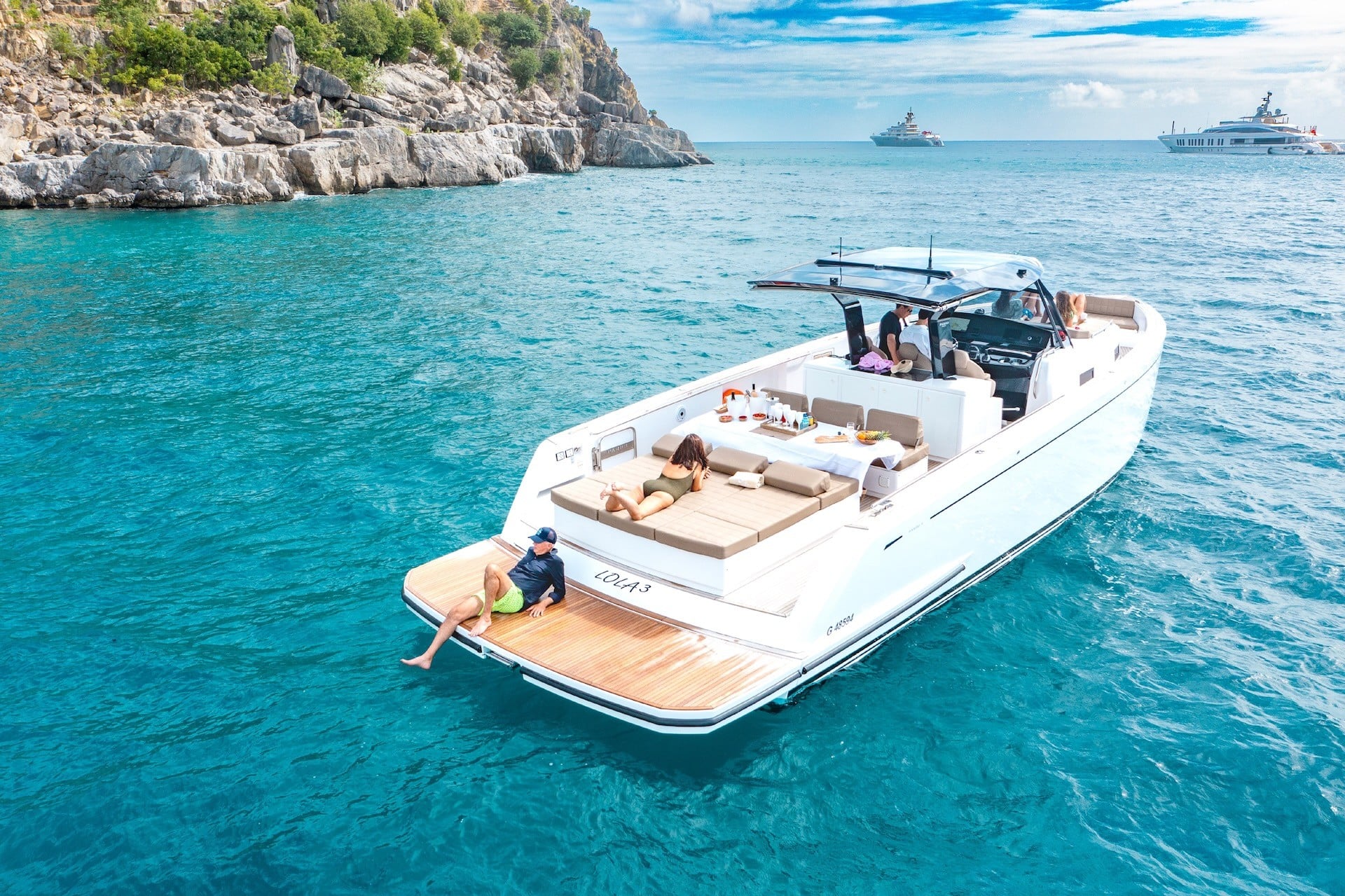 St Barts My Pardo 43ft Charter
