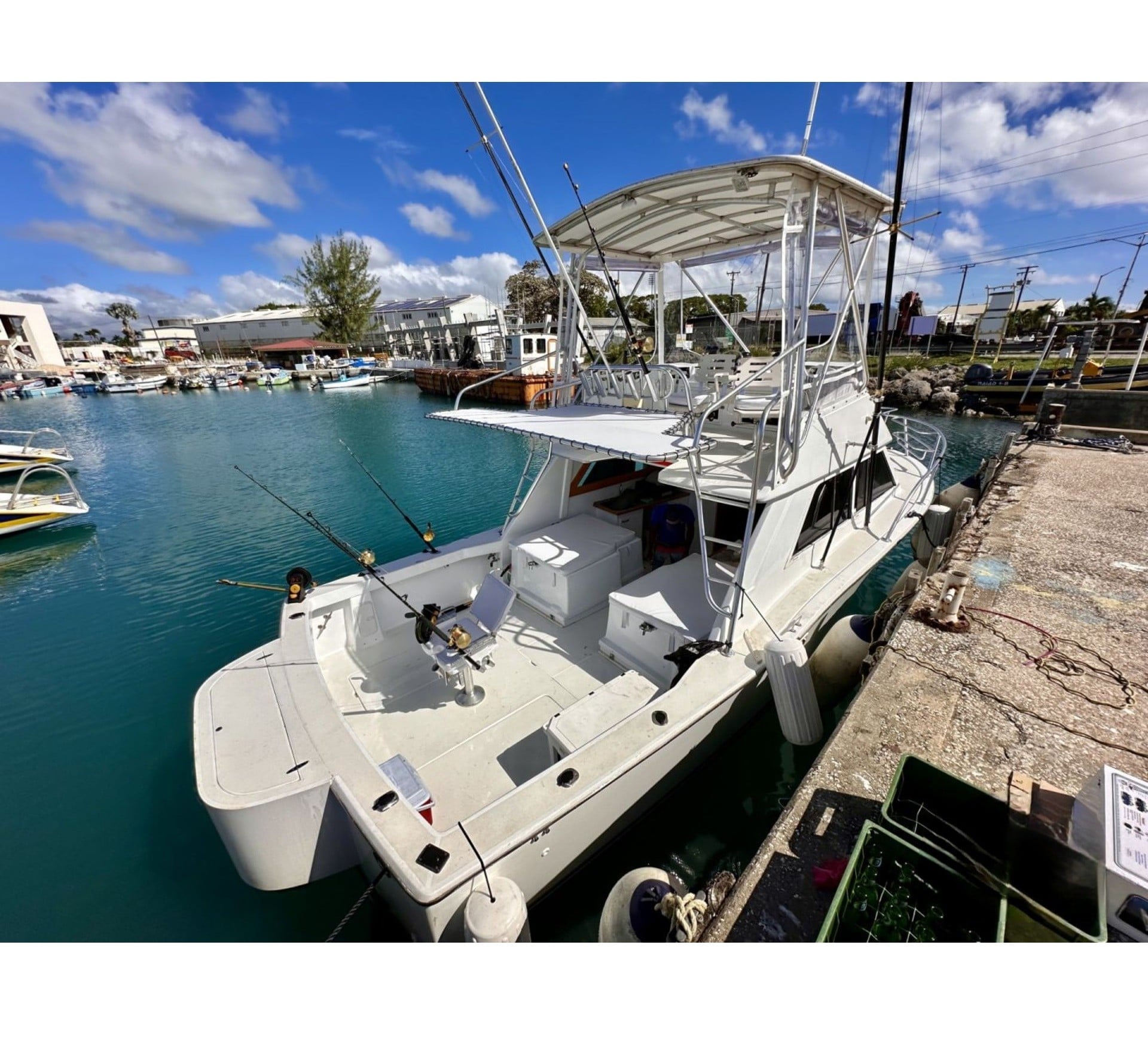 Barbados Fishing Charter - Chris Craft 32ft