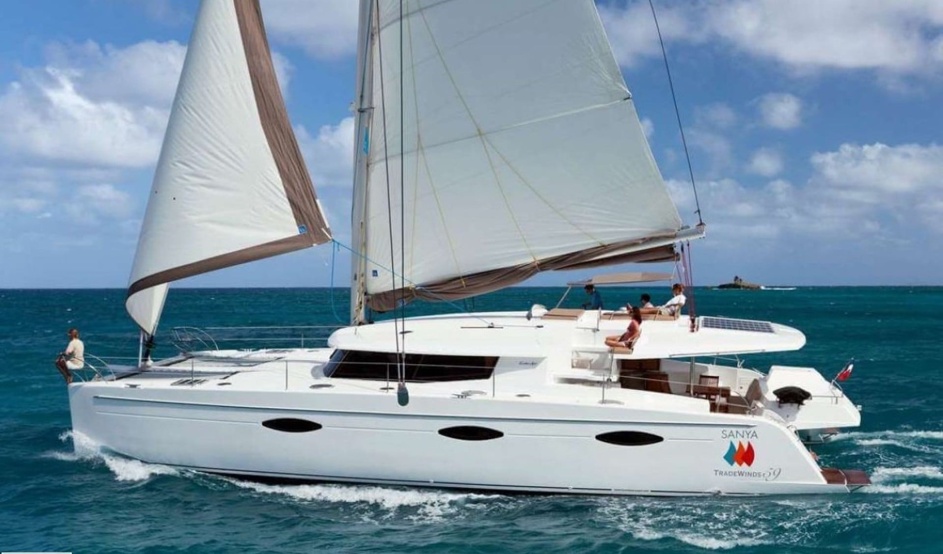 St Barts Catamaran Charter - Sanya 57ft