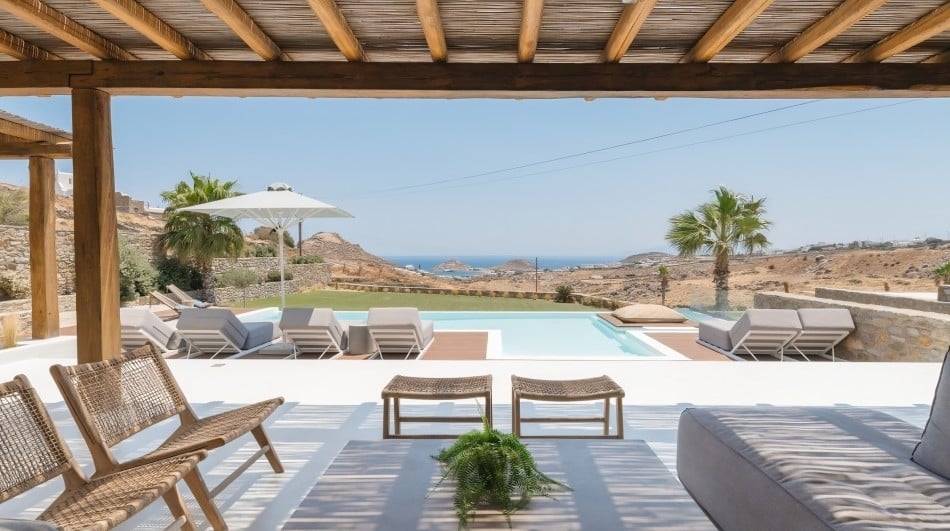 Mykonos Villas - Tropical Oasis - Kalafatis - Greece | Luxury Vacation Rentals